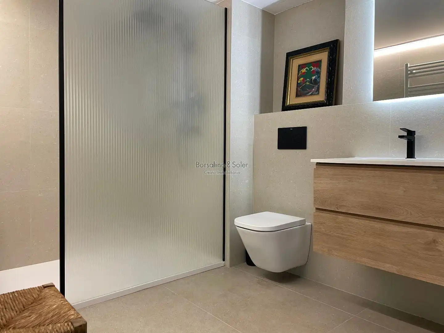 Bathroom of Flat for sale in Granollers  with Air Conditioner and Balcony