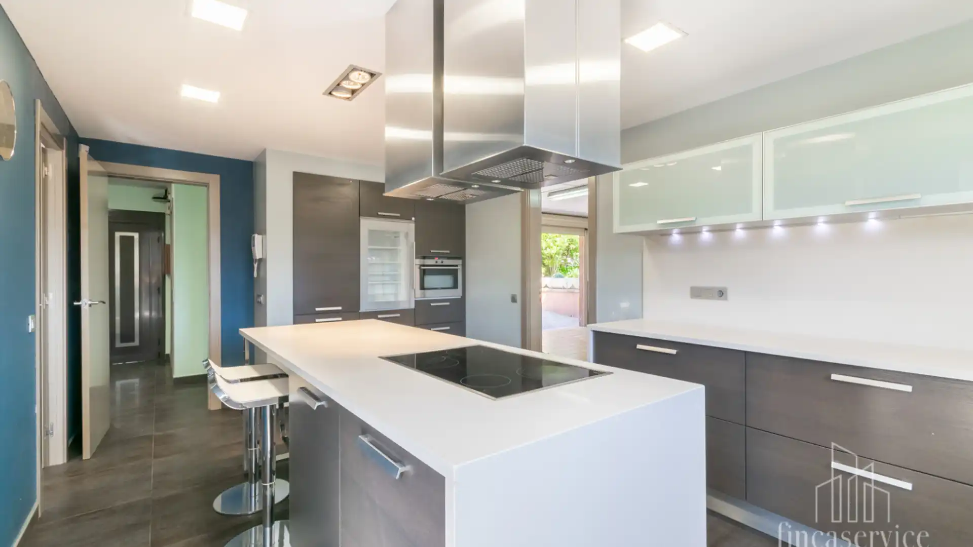 Cocina de Casa o chalet en venta en Santa Coloma de Cervelló con Aire acondicionado, Calefacción y Jardín privado