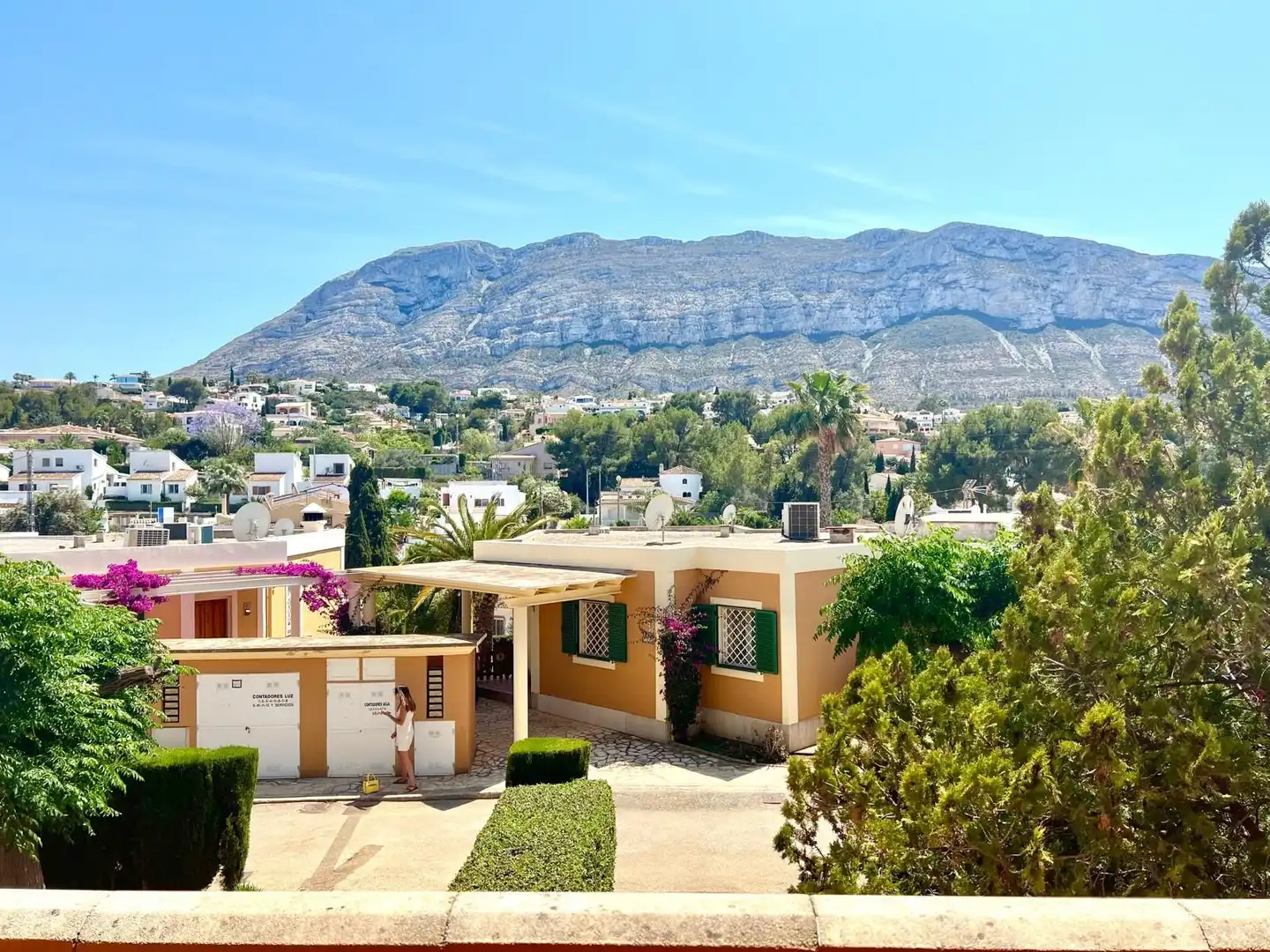 Exterior view of Detached homes for sale in Dénia  with Air Conditioner, Terrace and Community pool