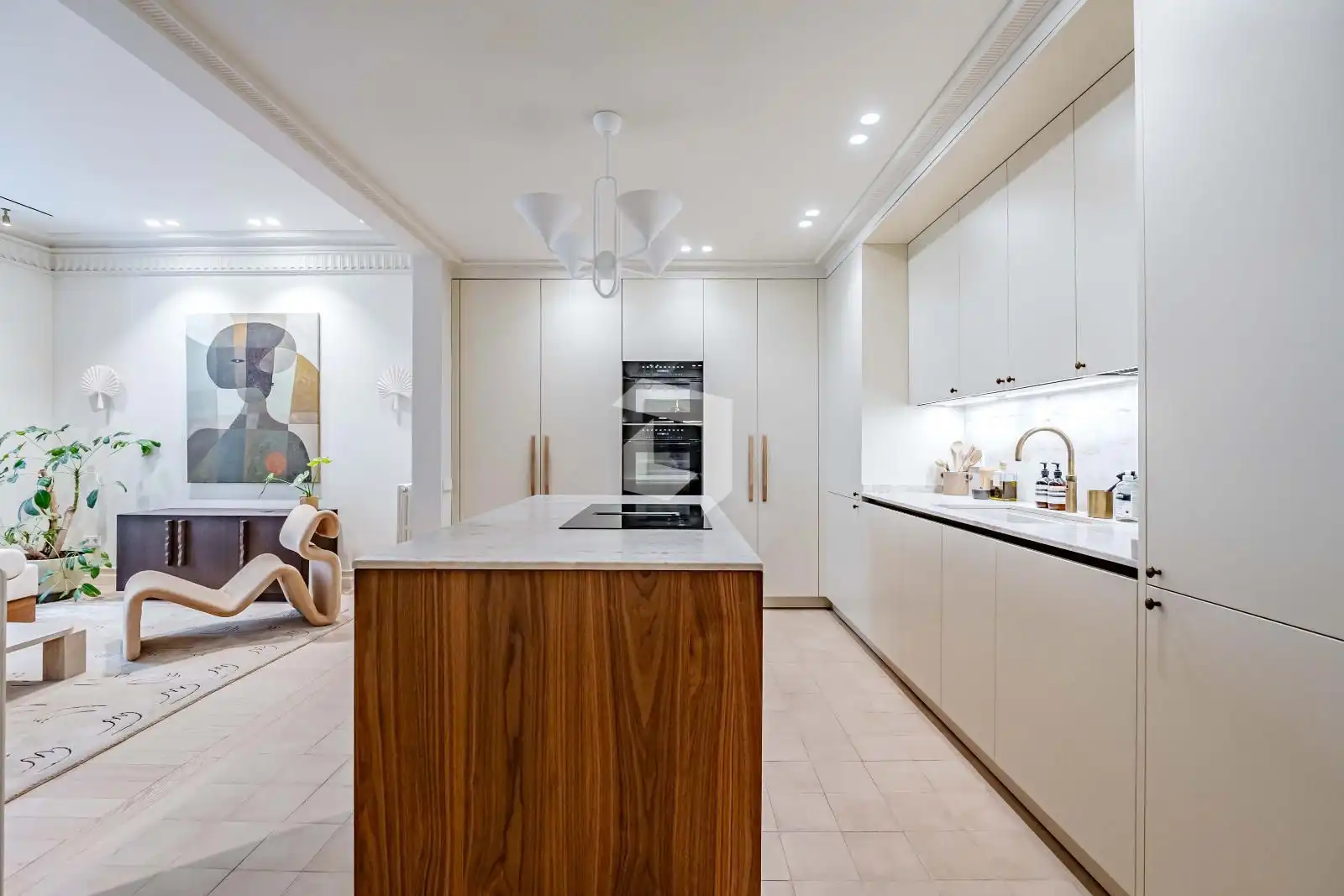 Küche von Wohnung zum Verkauf in Madrid mit Klimaanlage, Heizung und Terrasse