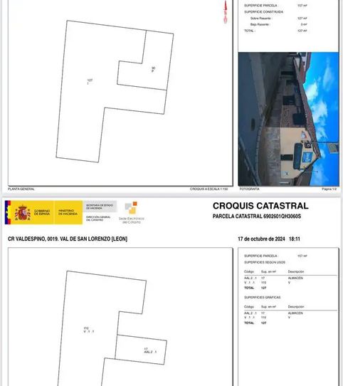Foto 2 de Garaje en venta en Calle Medio-tramo 2, 16d, Val de San Lorenzo, León