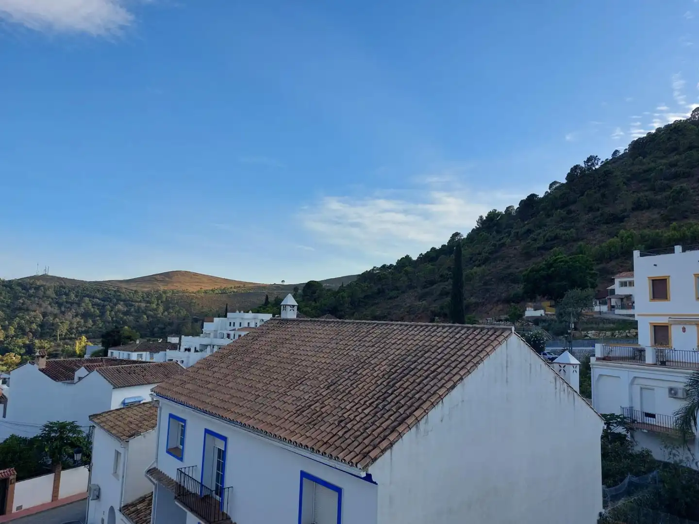 Exterior view of Detached homes for sale in Benahavís  with Air Conditioner, Heating and Private garden