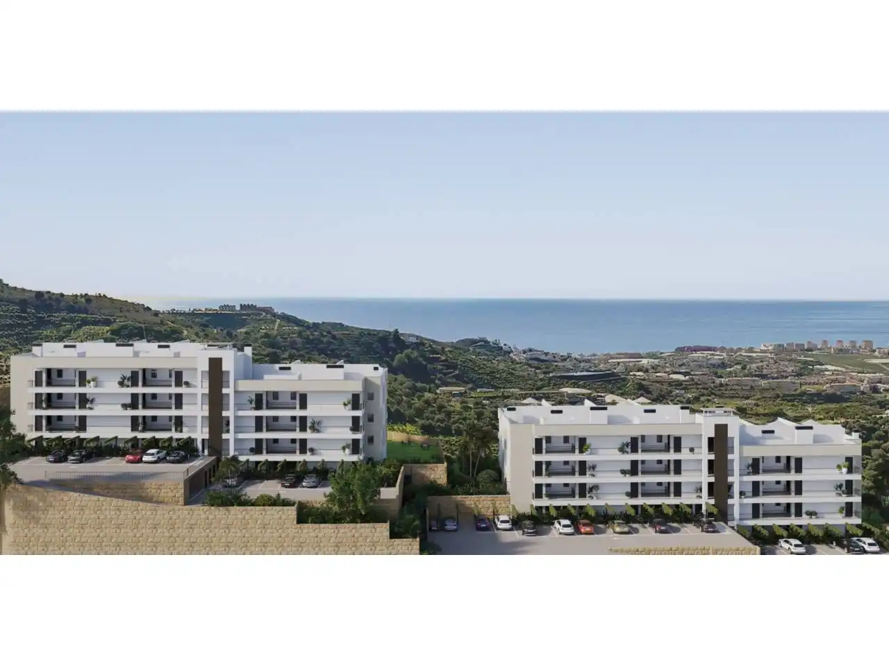 Exterior view of Flat for sale in Torrox  with Terrace, Alarm and Community pool