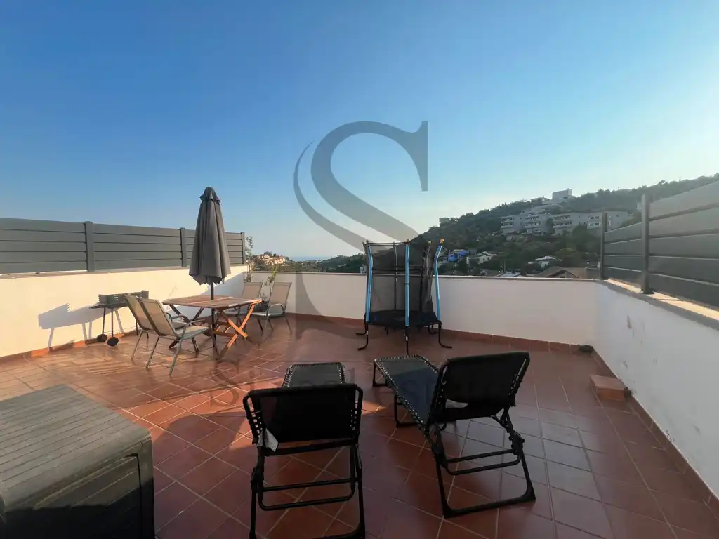 Terraza de Casa adosada en venta en Calafell con Calefacción, Jardín privado y Parquet