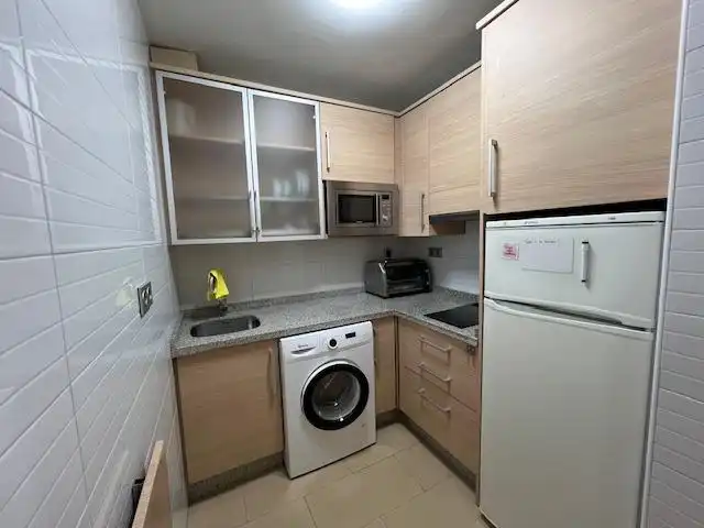 Cocina de Apartamento de alquiler en Murcia con Aire acondicionado, Calefacción y Amueblado