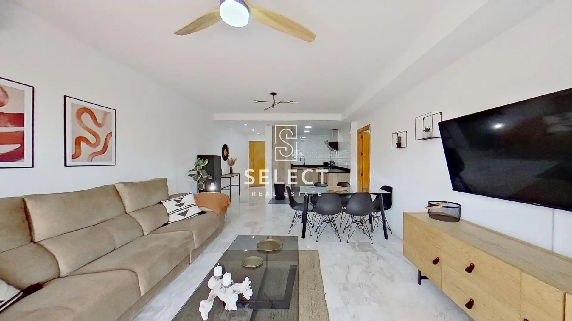 Sala de estar de Apartamento en venta en Almuñécar con Aire acondicionado, Calefacción y Jardín privado