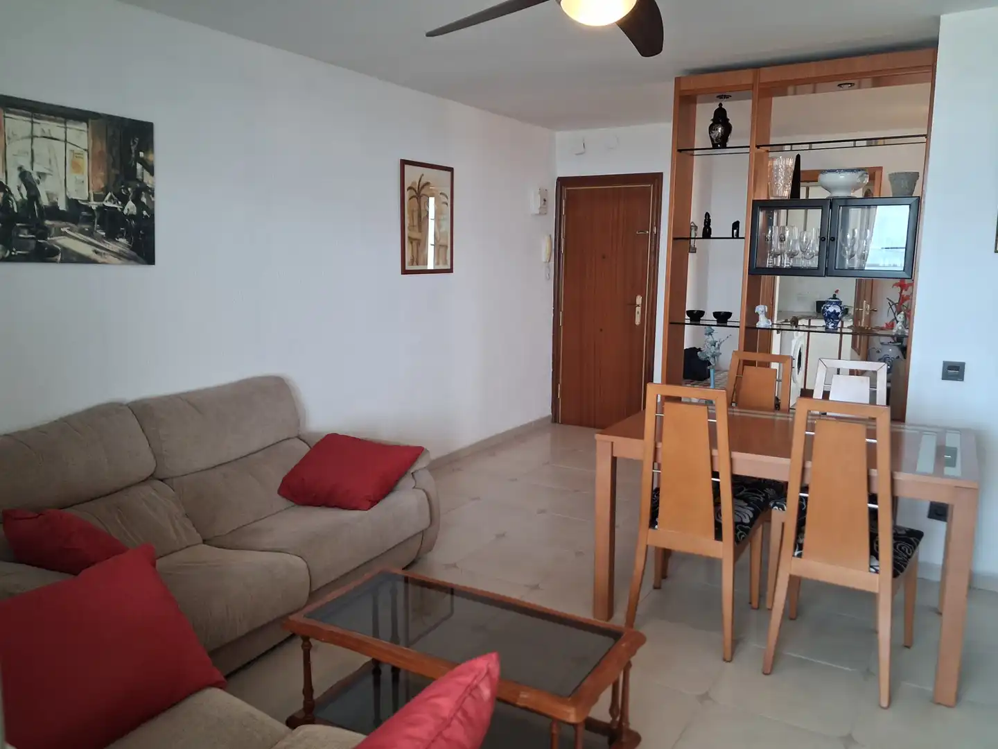 Living room of Apartments for rent in Castelldefels  with Terrace, Furnished and Community pool