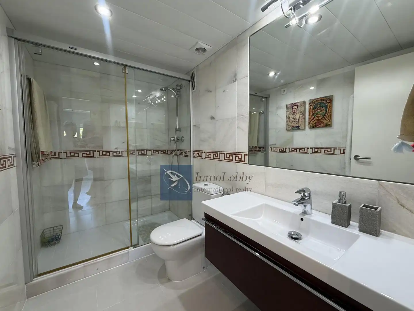 Baño de Apartamento de alquiler en Castell d'Aro, Platja d'Aro i s'Agaró con Aire acondicionado, Calefacción y Terraza