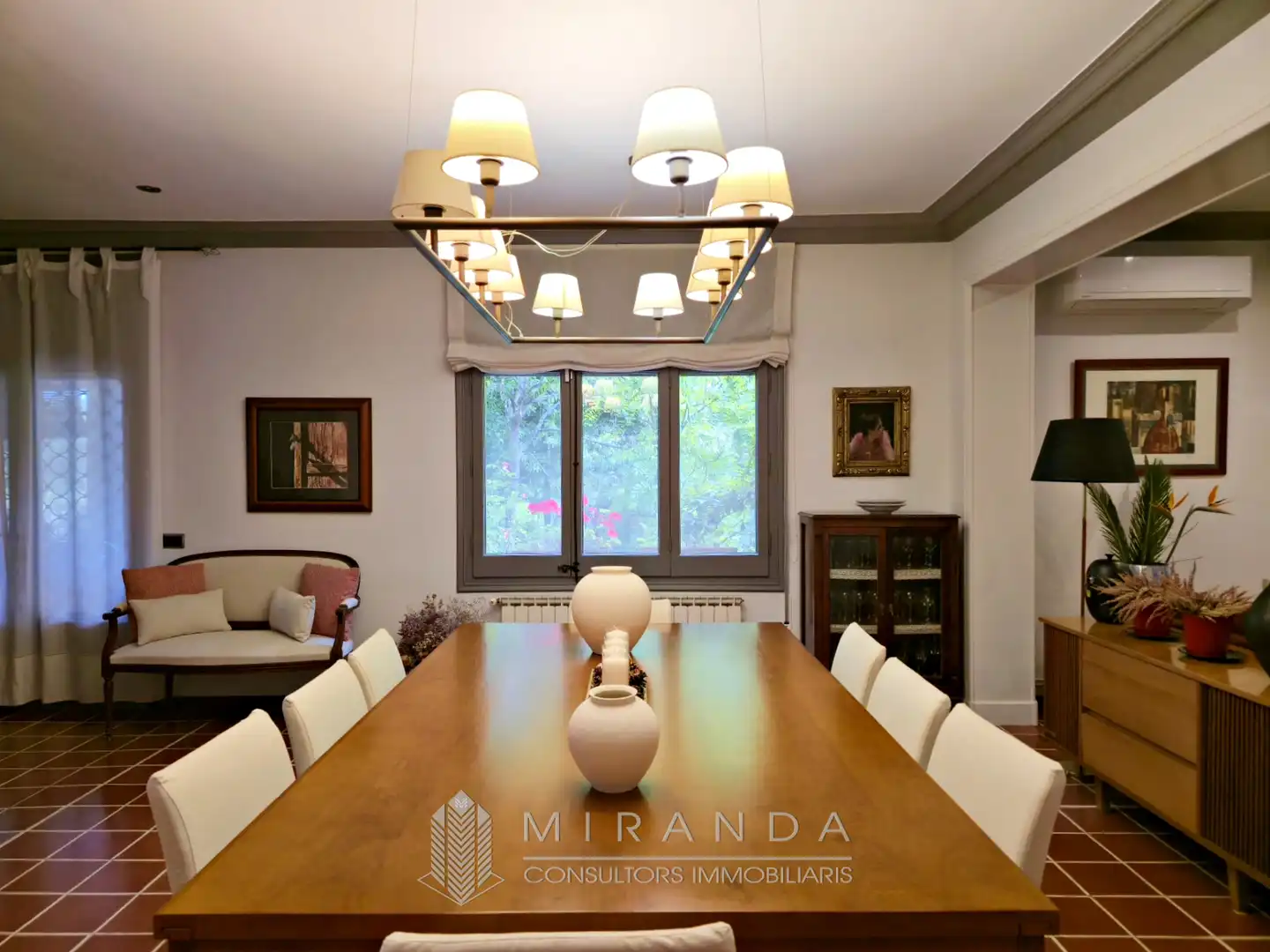 Comedor de Casa o chalet en venta en L'Ametlla del Vallès con Aire acondicionado, Jardín privado y Terraza