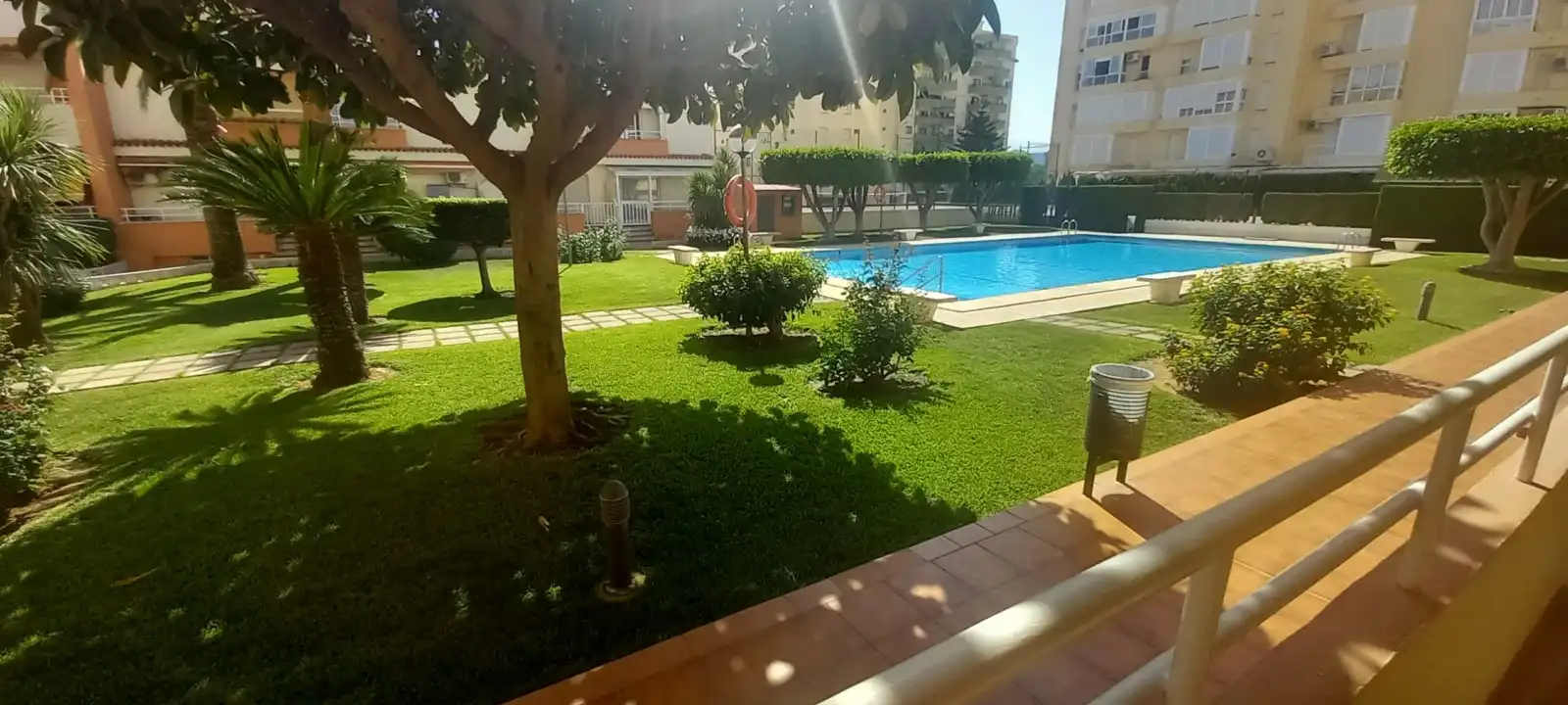 Piscina de Casa adosada de alquiler en Gandia con Terraza, Amueblado y Horno