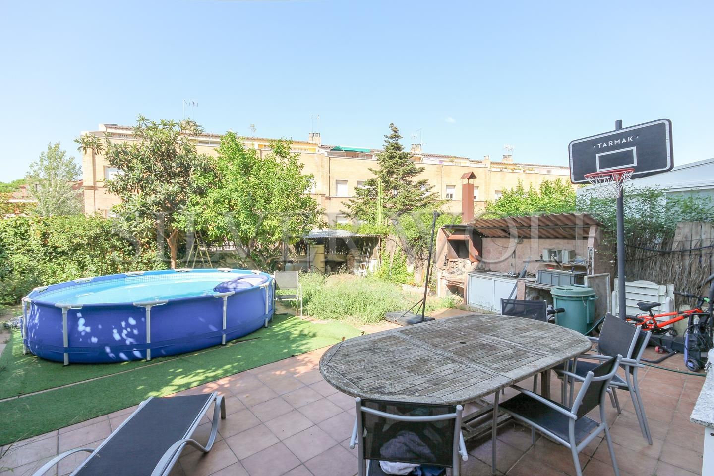 Terrassa de Casa adosada en venda en Viladecans amb Aire condicionat, Calefacció i Jardí privat