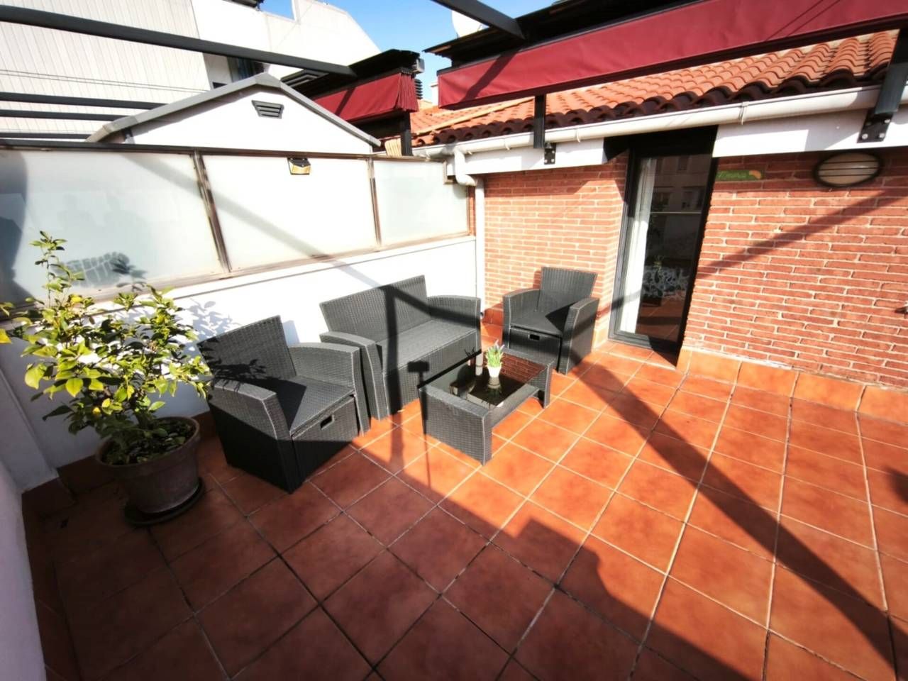 Terrace of Flat for sale in Badalona  with Air Conditioner, Parquet flooring and Terrace