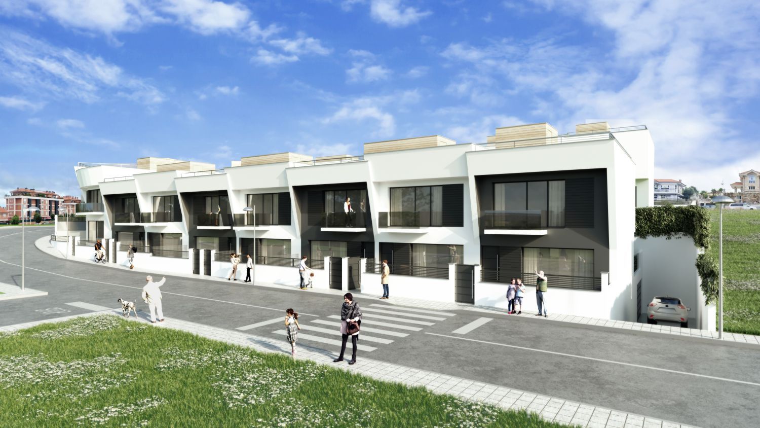 Vista exterior de Casa o xalet en venda en Castro-Urdiales amb Calefacció, Jardí privat i Terrassa