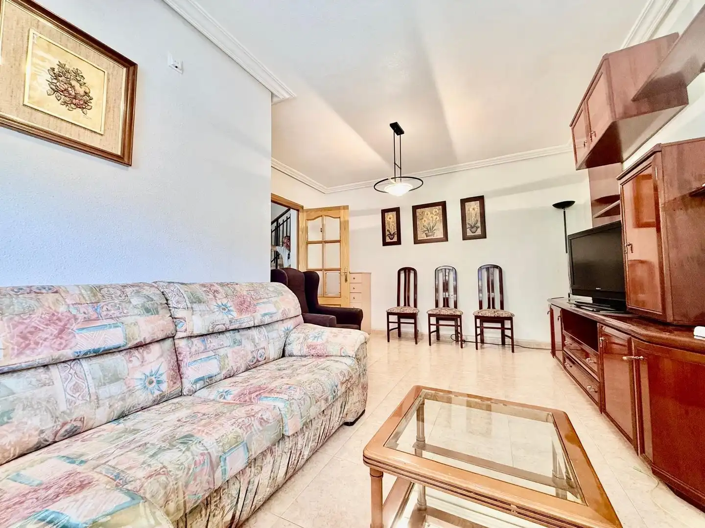 Living room of Detached homes for sale in San Pedro del Pinatar  with Air Conditioner, Private garden and Terrace