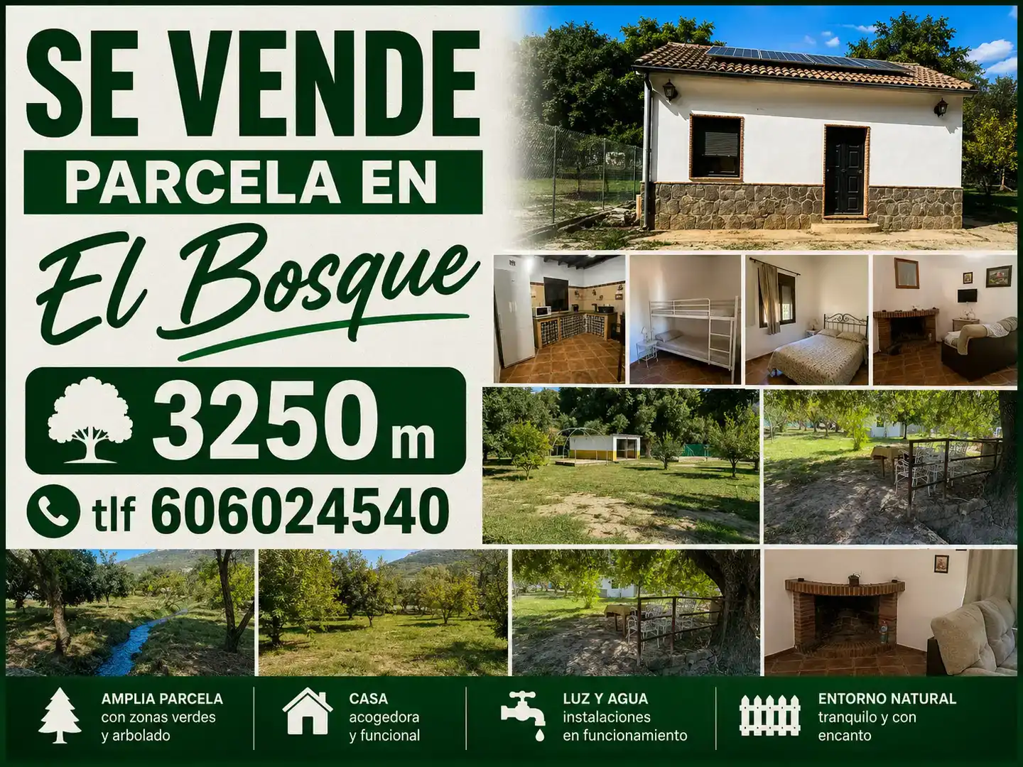 Finca rústica en venda en El Bosque
