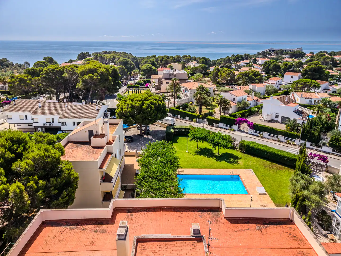 Vista exterior de Piso en venta en L'Ampolla con Aire acondicionado, Calefacción y Jardín privado
