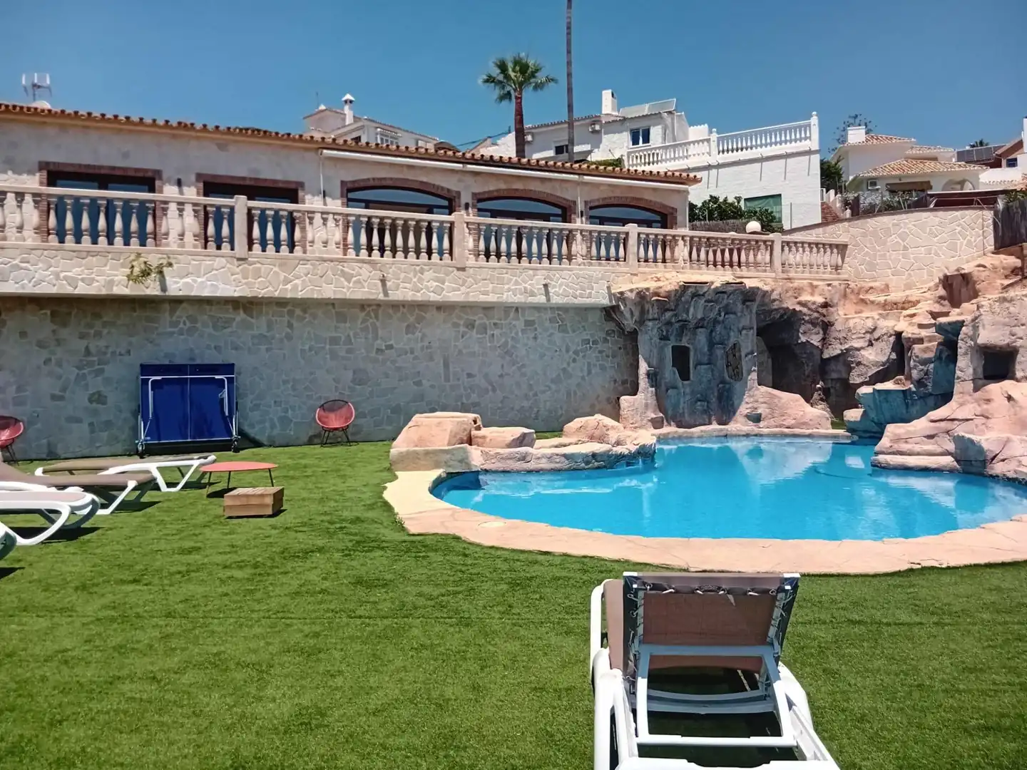 Piscina de Casa o xalet en venda en Benalmádena amb Aire condicionat, Jardí privat i Terrassa