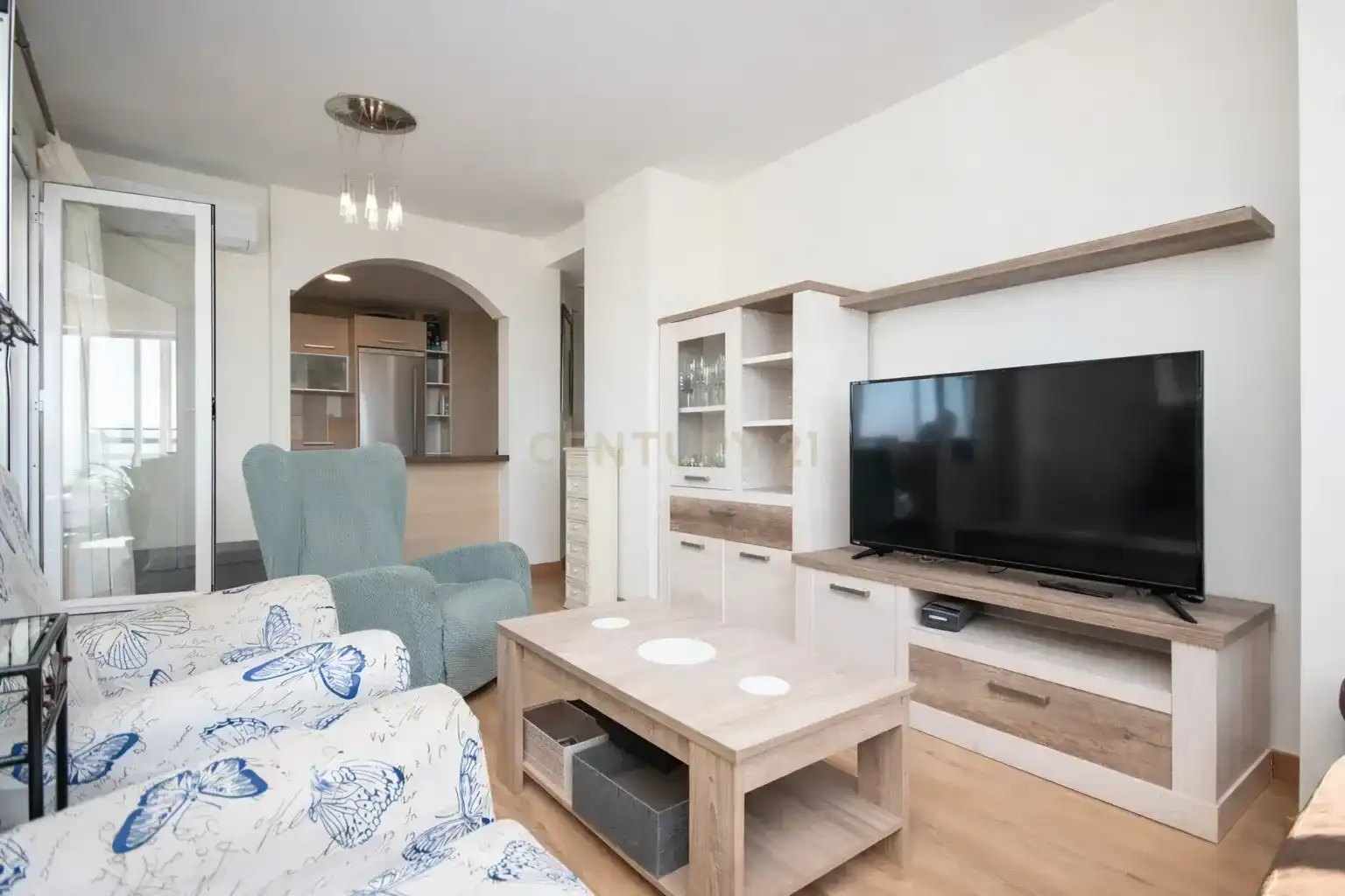 Sala de estar de Apartamento en venta en Mutxamel con Aire acondicionado, Trastero y Piscina