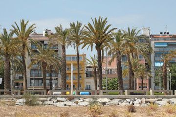 Vista exterior de Pis en venda en Mataró amb Calefacció, Parquet i Balcó