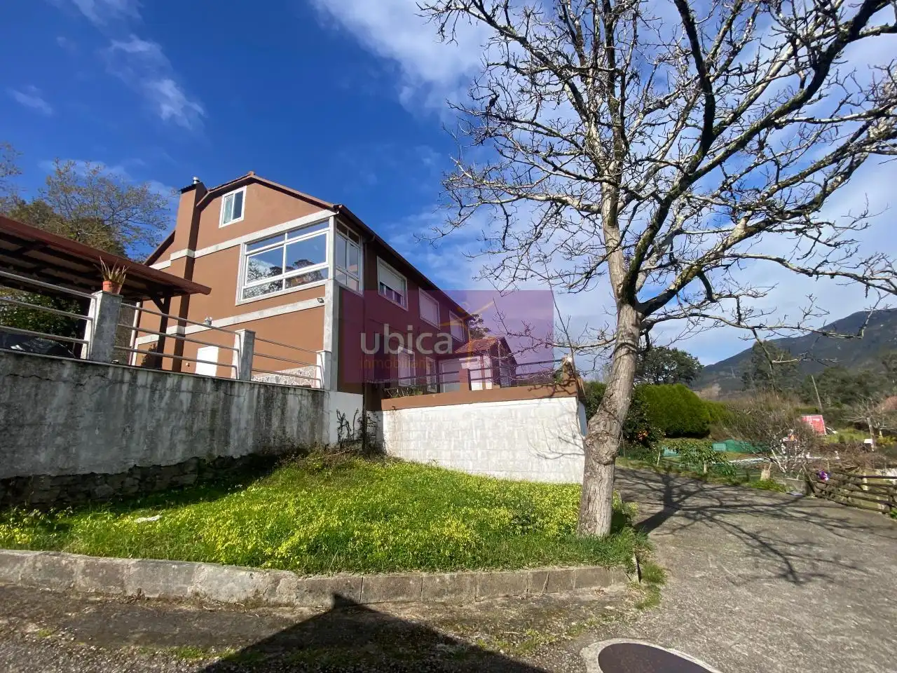 Vista exterior de Casa o chalet en venta en Mos con Calefacción, Jardín privado y Terraza