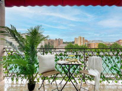 Bedroom of Flat for sale in Sabadell  with Air Conditioner, Terrace and Balcony