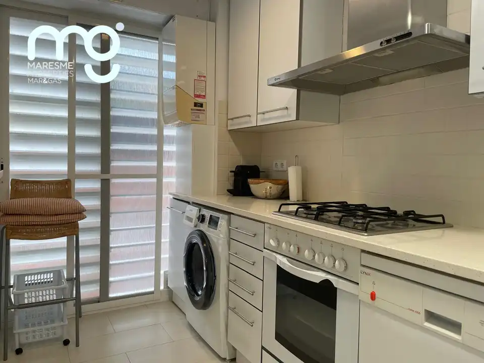 Kitchen of Flat for rent in Sant Vicenç de Montalt  with Air Conditioner, Heating and Terrace