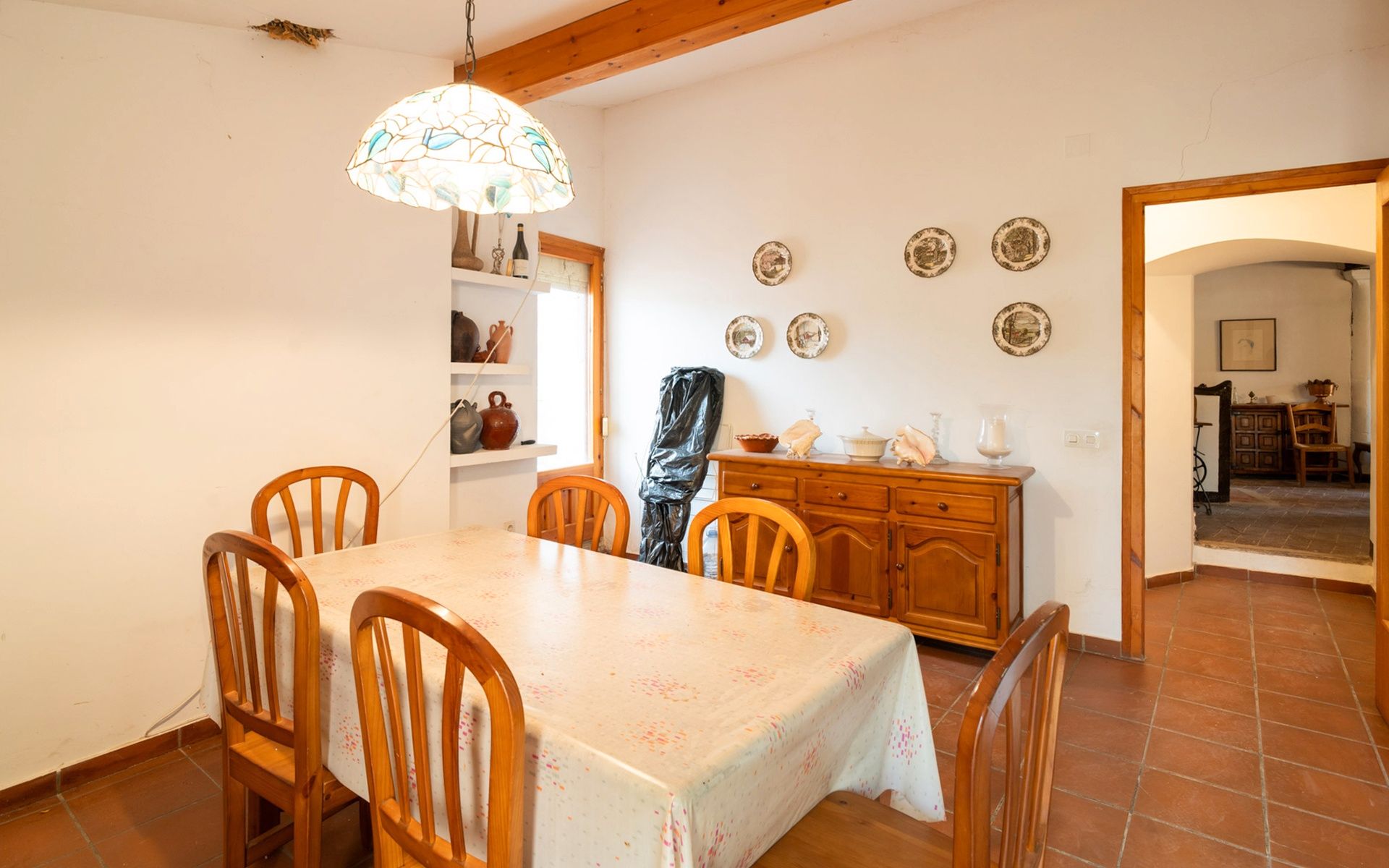 Dining room of House or chalet for sale in La Pobla de Cérvoles  with Private garden, Terrace and Storage room