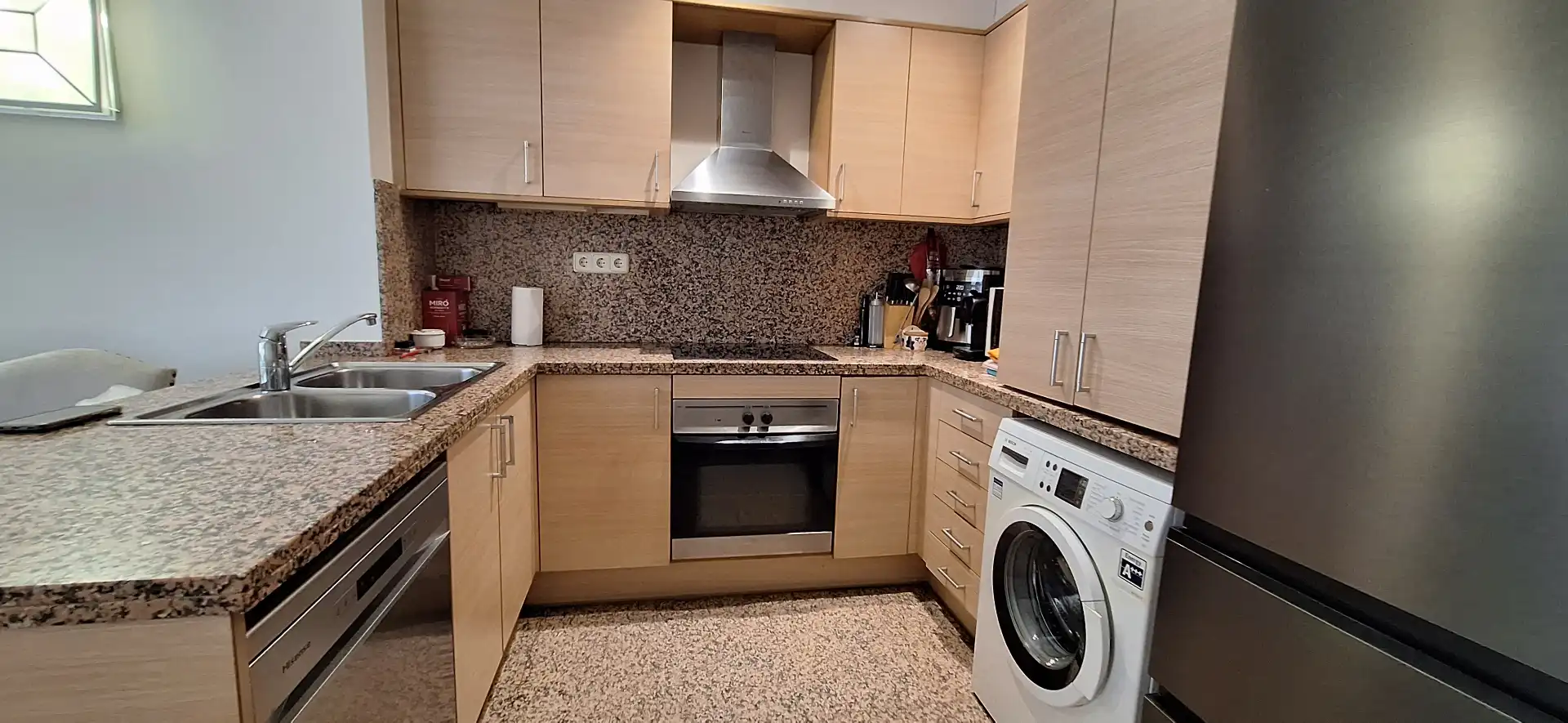 Küche von Maisonette zum Verkauf in Terrassa mit Klimaanlage, Parkett und Terrasse