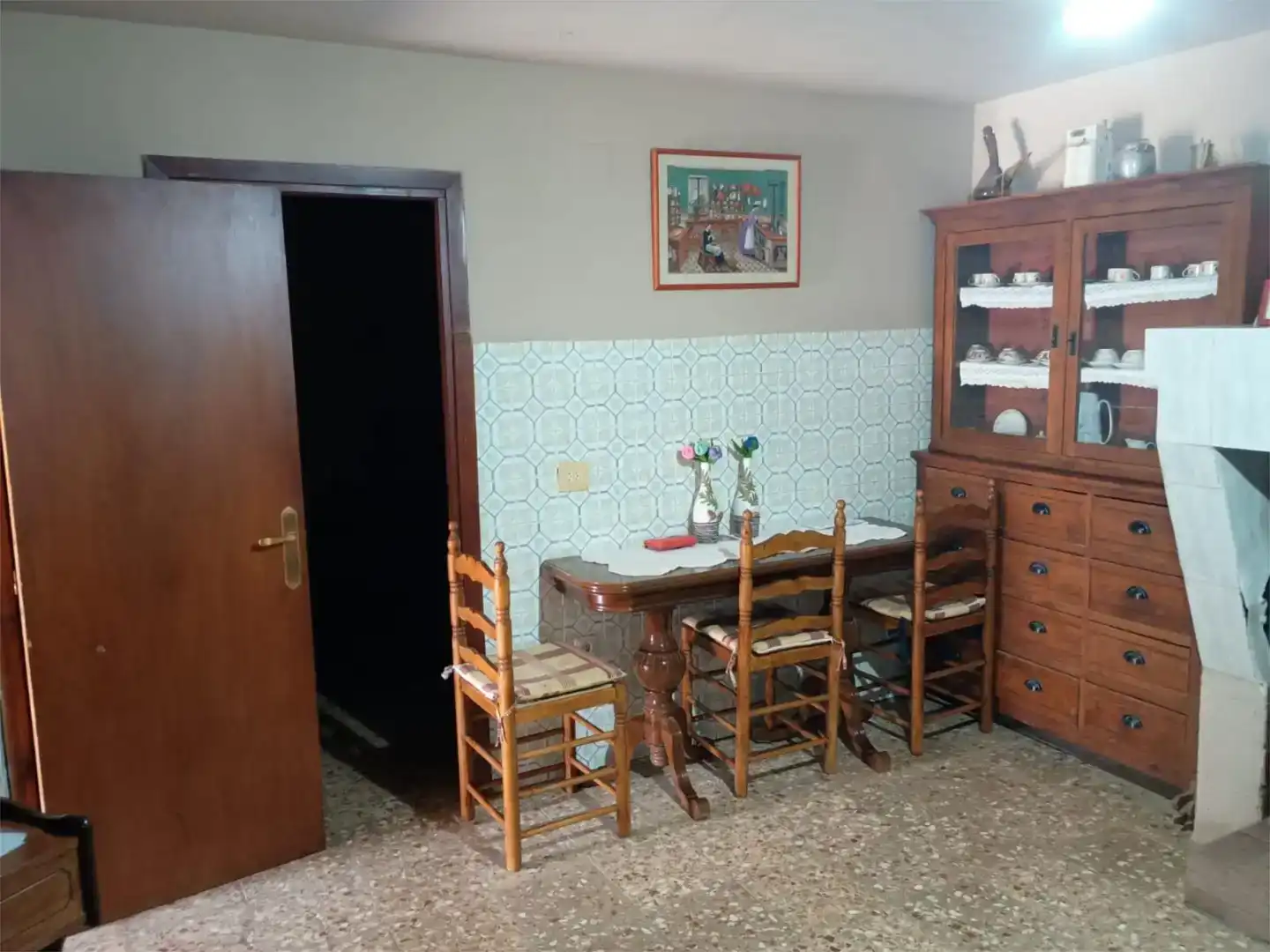 Dining room of Flat for sale in Peralejos de Arriba  with Private garden, Storage room and Furnished