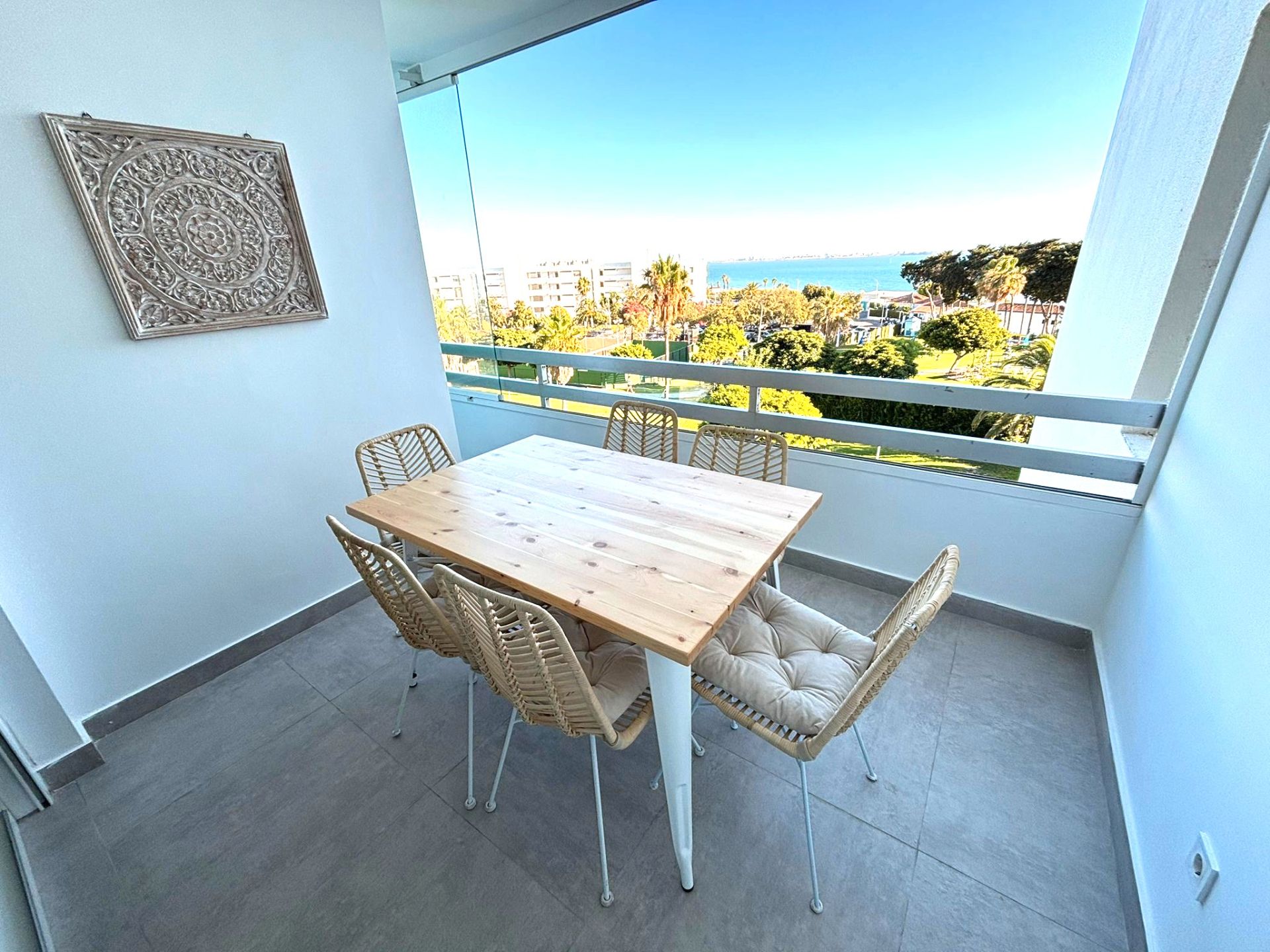 Terrace of Flat to rent in El Puerto de Santa María  with Air Conditioner, Terrace and Furnished