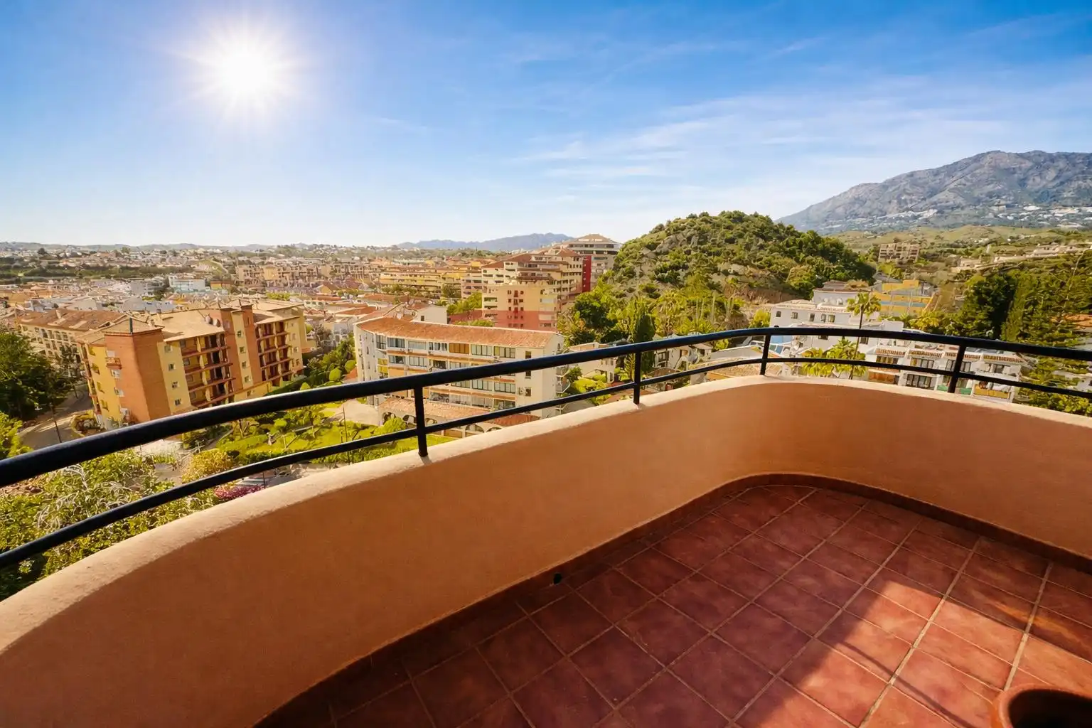Terrace of Flat for sale in Fuengirola  with Air Conditioner, Terrace and Community pool