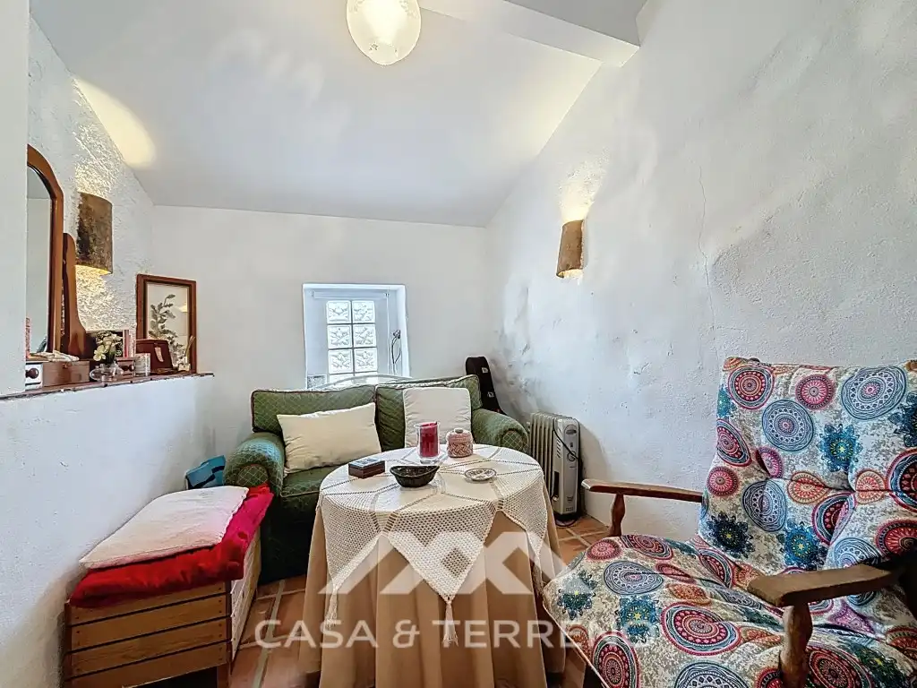 Sala d'estar de Casa o xalet en venda en Comares amb Aire condicionat, Jardí privat i Terrassa