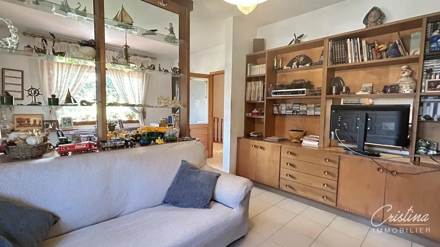 Sala d'estar de Casa o xalet en venda en Santa Cristina d'Aro amb Calefacció