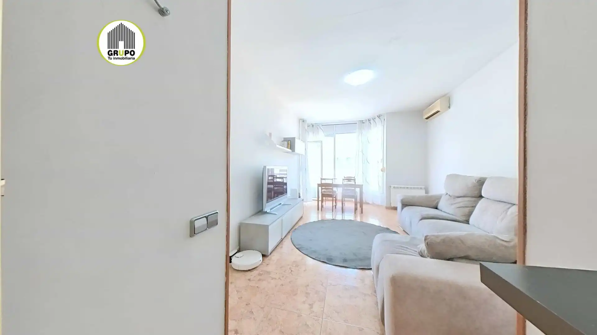 Wohnzimmer von Wohnung zum Verkauf in Esplugues de Llobregat mit Klimaanlage, Heizung und Balkon