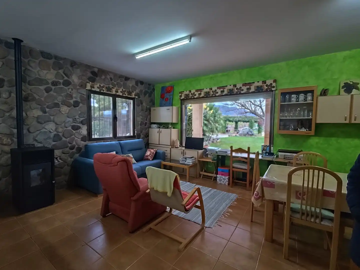 Wohnzimmer von Country house zum Verkauf in Arnedo mit Heizung, Privatgarten und Terrasse
