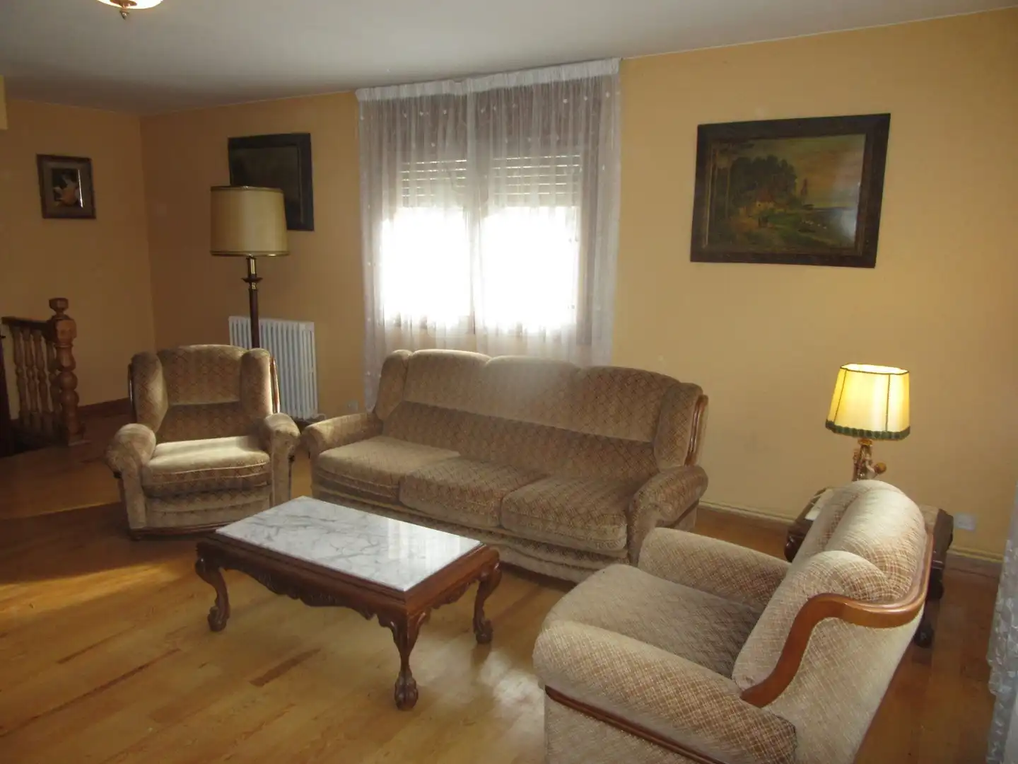 Sala de estar de Finca rústica en venta en Villanúa con Calefacción, Terraza y Trastero