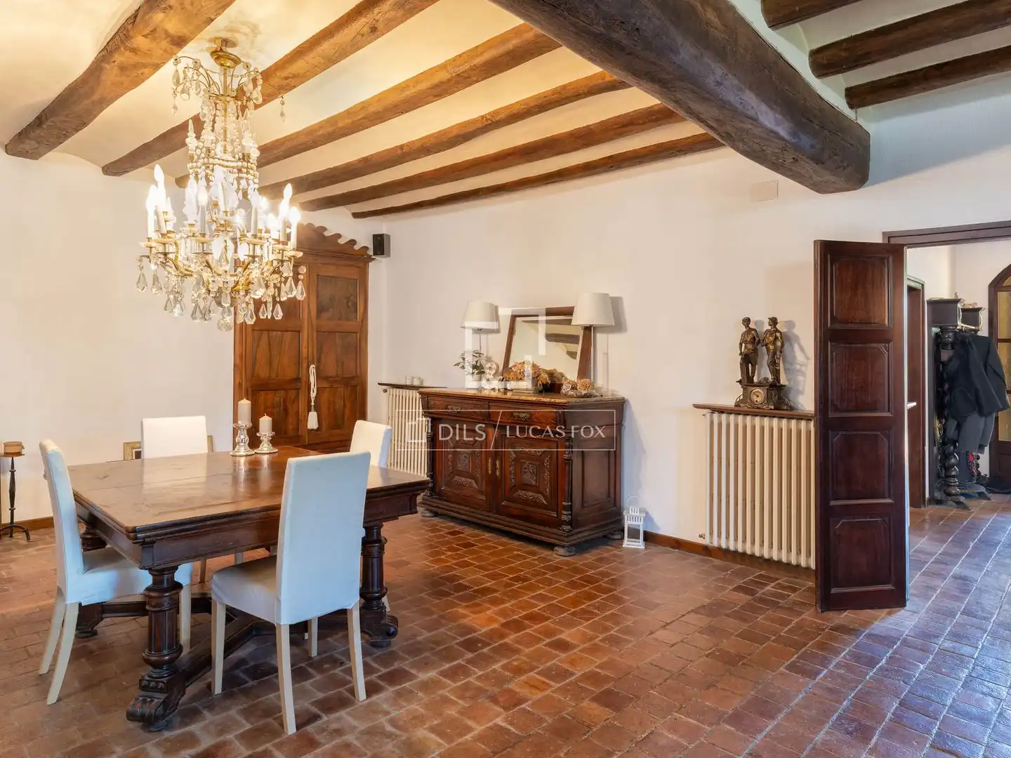 Comedor de Finca rústica en venta en Fontcoberta con Calefacción, Jardín privado y Terraza