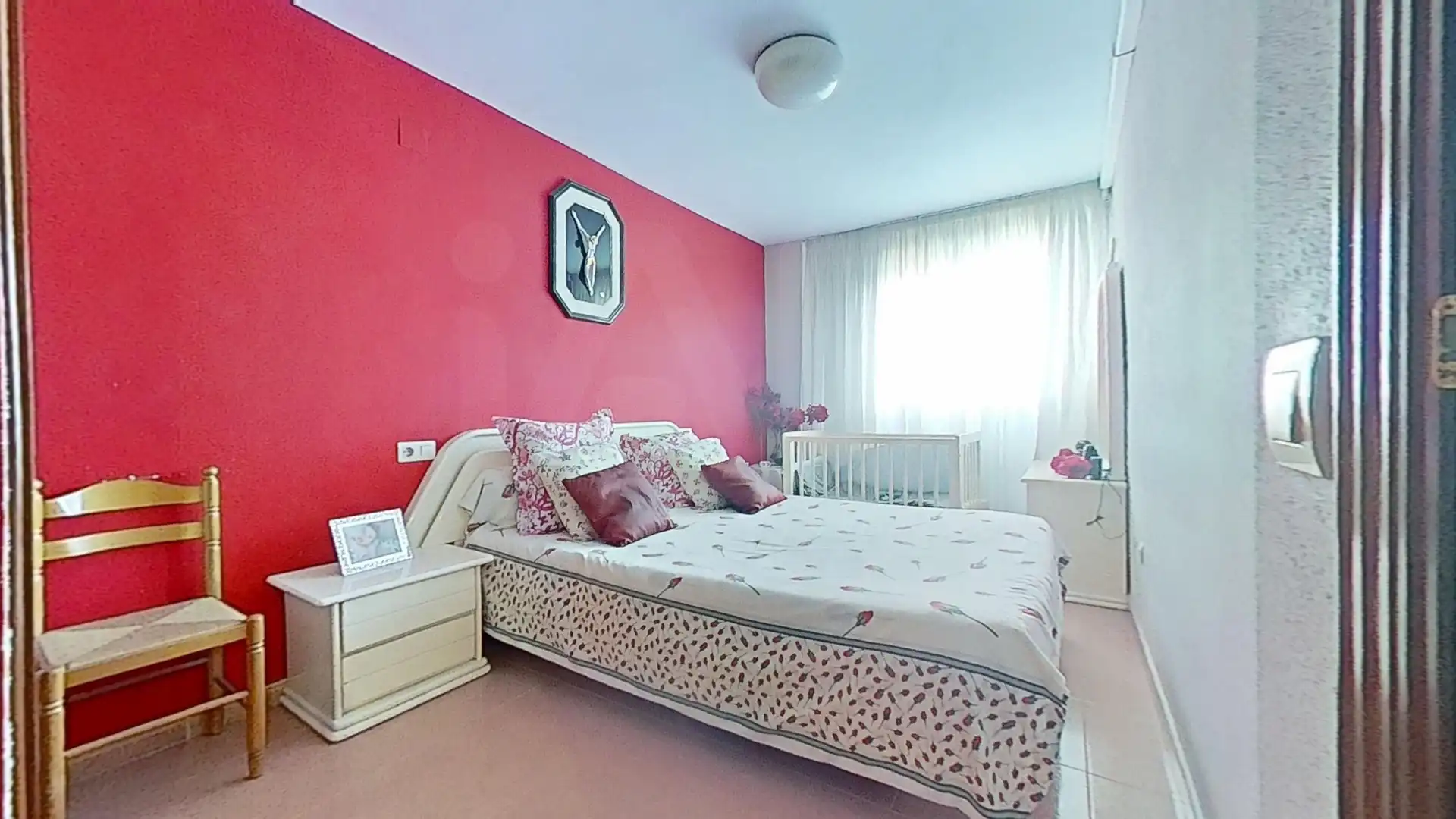 Schlafzimmer von Maisonette zum Verkauf in Castellón de la Plana / Castelló de la Plana mit Klimaanlage, Heizung und Terrasse