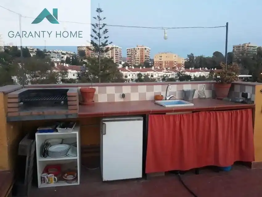 Terraza de Dúplex de alquiler en Málaga con Aire acondicionado, Terraza y Amueblado