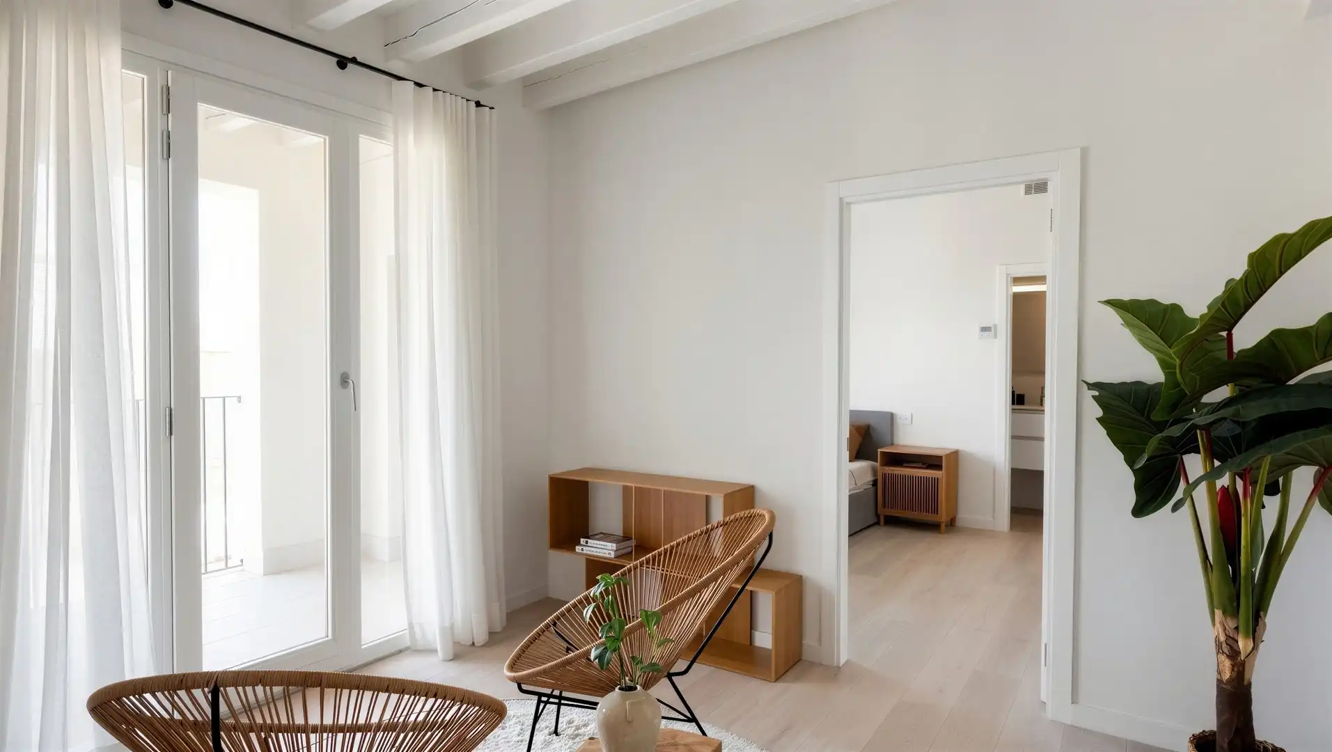 Sala de estar de Apartamento en venta en  Palma de Mallorca con Aire acondicionado, Trastero y Balcón