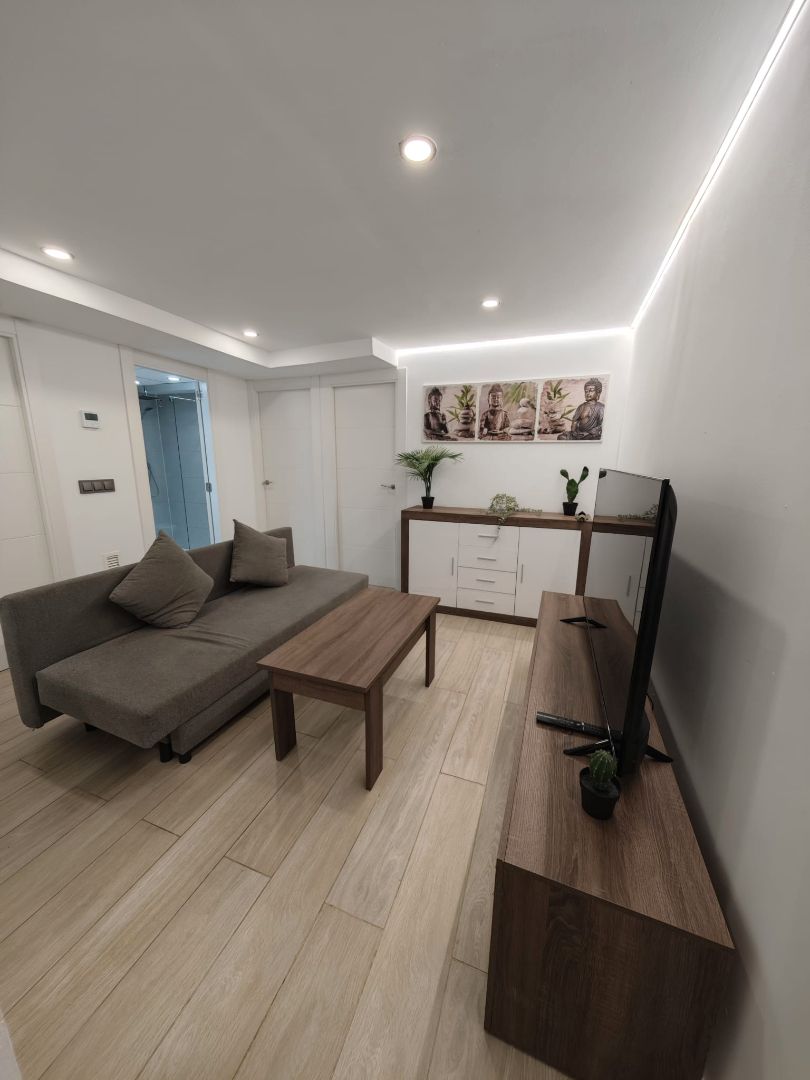 Sala d'estar de Pis en venda en  Valencia Capital amb Aire condicionat, Parquet i Moblat