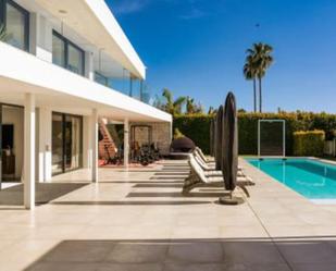 Terrassa de Casa o xalet de lloguer en Marbella amb Aire condicionat, Jardí privat i Terrassa