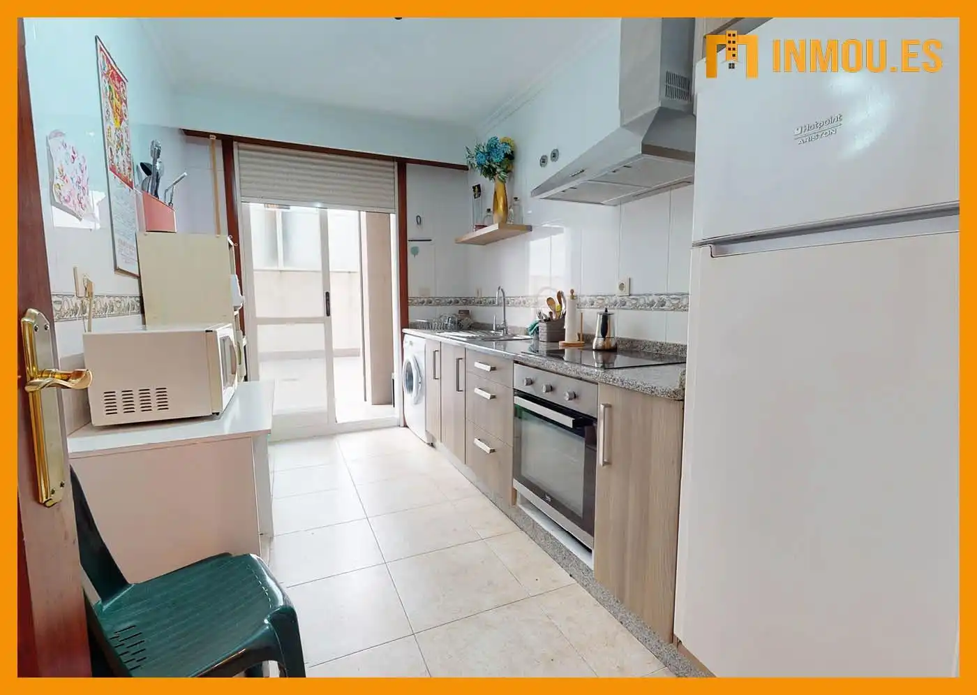 Kitchen of Flat for sale in Celanova  with Heating, Parquet flooring and Terrace