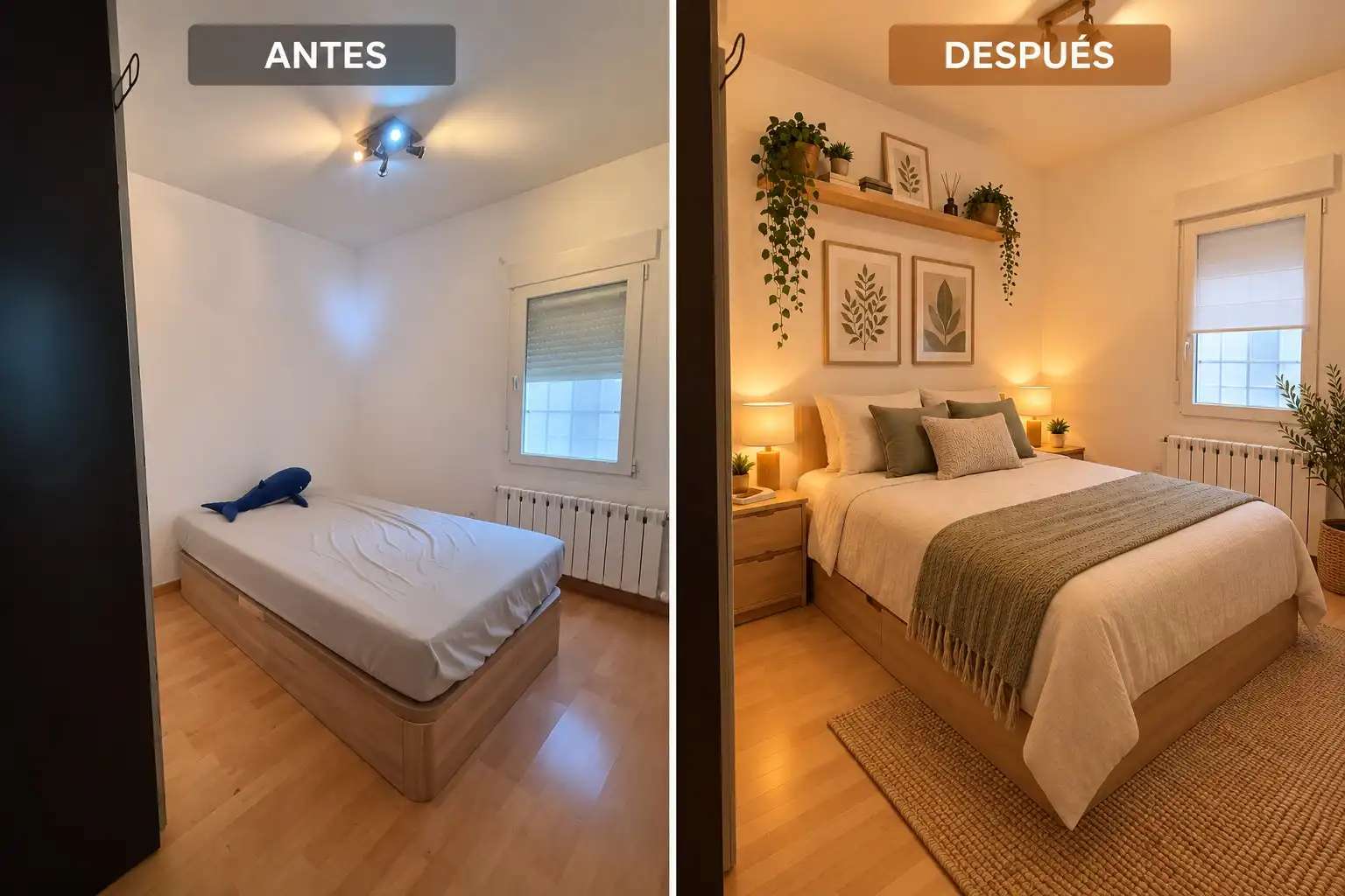 Schlafzimmer von Wohnung zum Verkauf in Madrid mit Klimaanlage, Heizung und Parkett