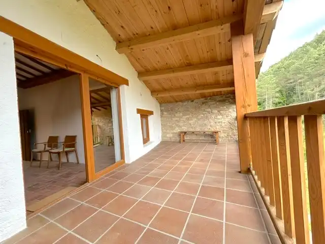 Terrassa de Finca rústica en venda en Borredà amb Calefacció, Jardí privat i Terrassa