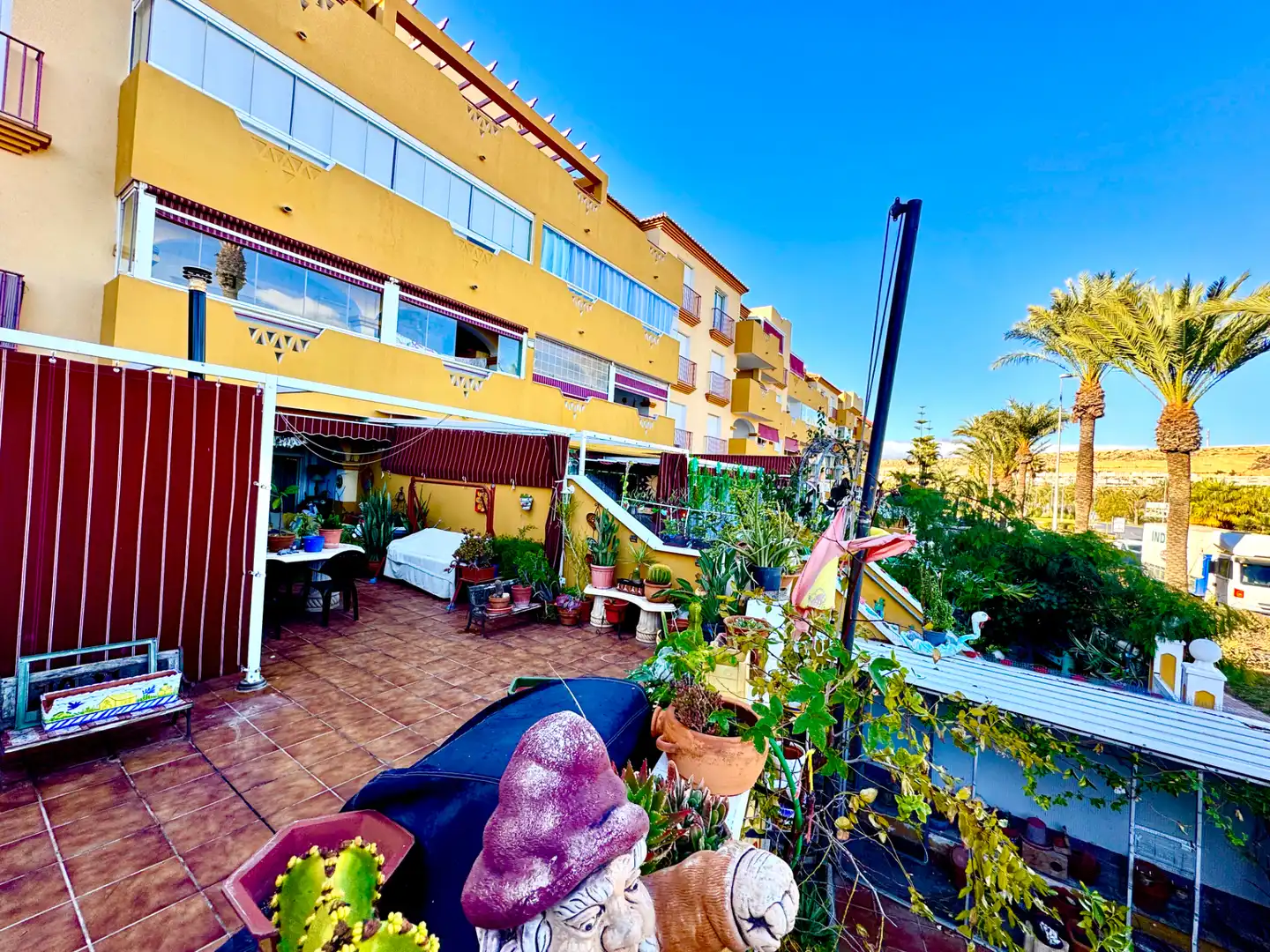 Exterior view of Ground floor for sale in El Ejido  with Air Conditioner, Private garden and Terrace