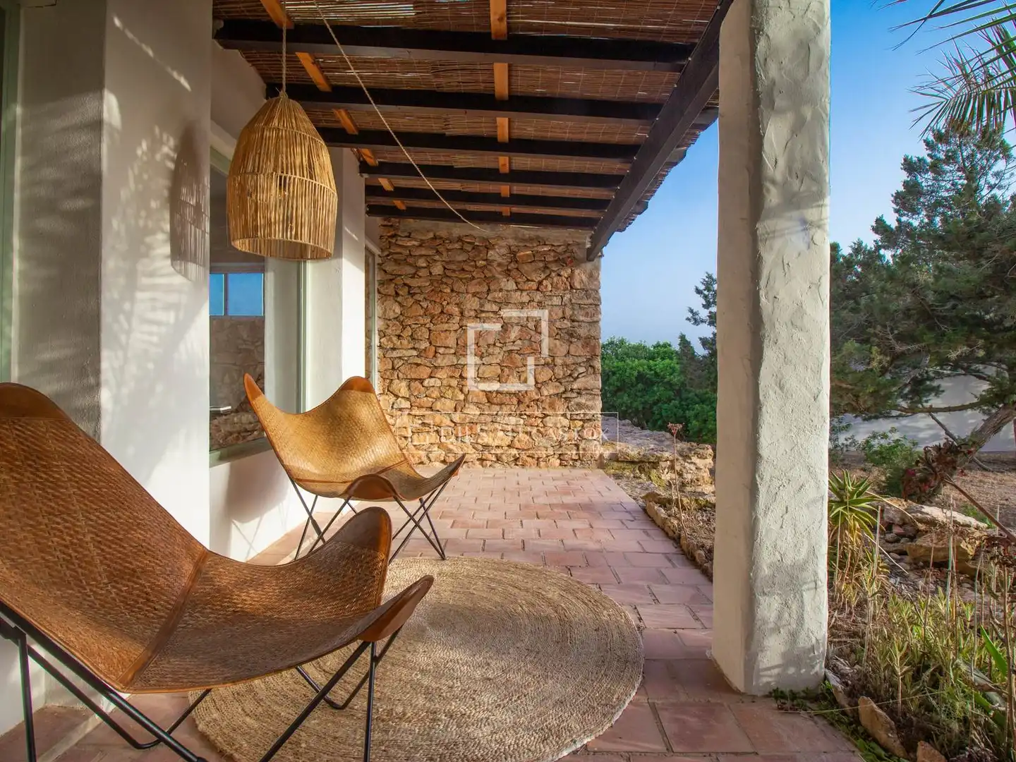 Terrassa de Casa o xalet en venda en Formentera amb Aire condicionat, Jardí privat i Piscina