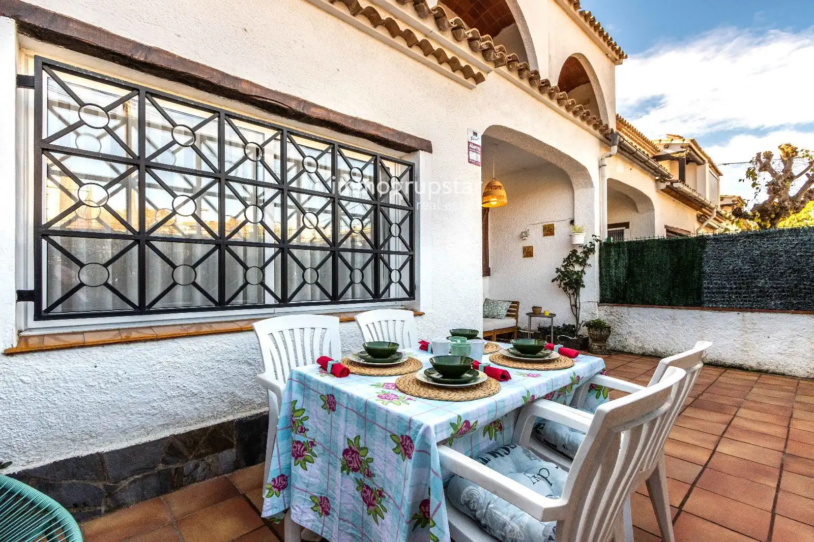 Terrassa de Casa adosada en venda en Castell d'Aro, Platja d'Aro i s'Agaró amb Moblat, Forn i Rentadora