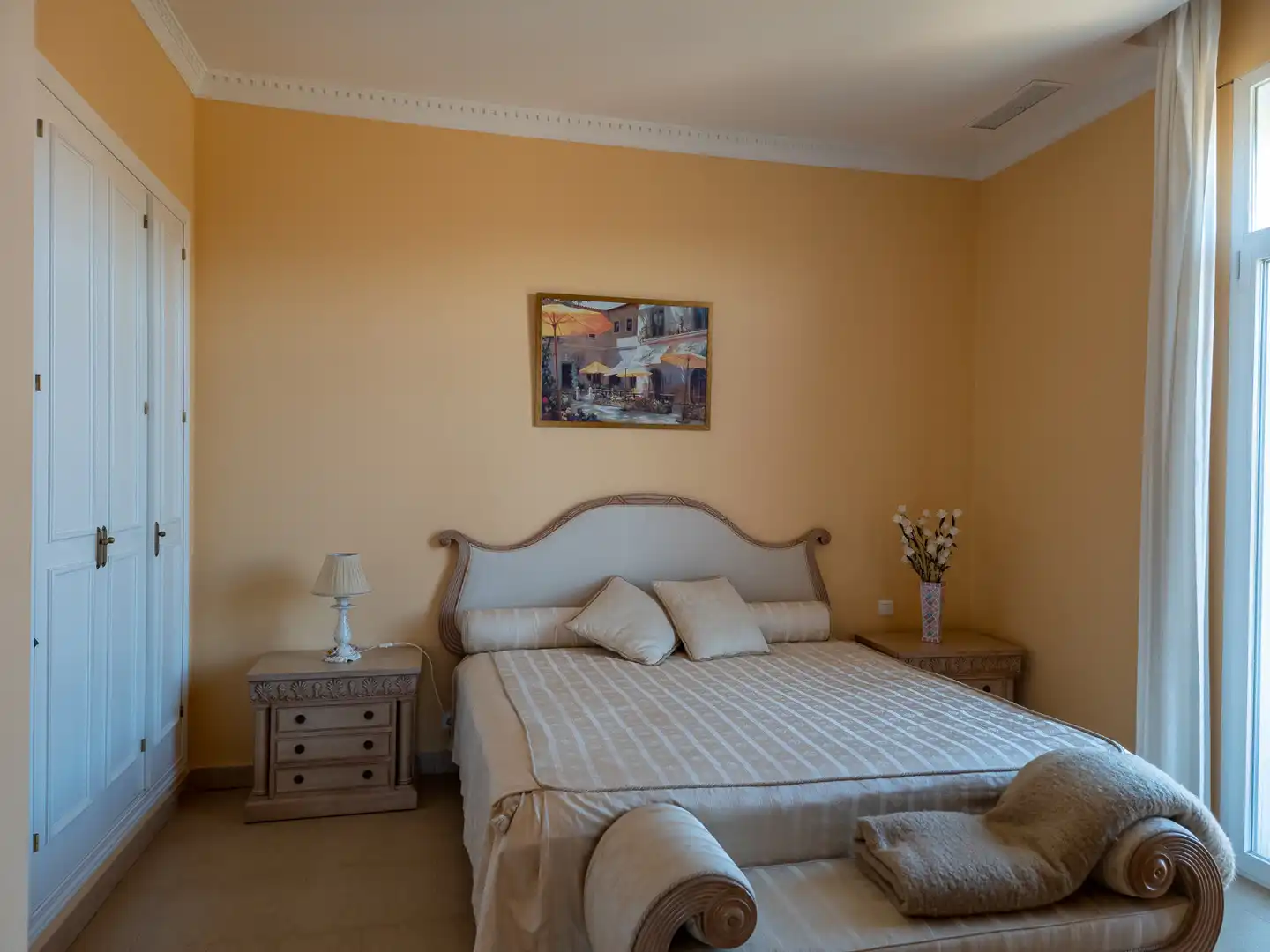 Bedroom of Houses for sale in Estepona  with Air Conditioner, Private garden and Terrace