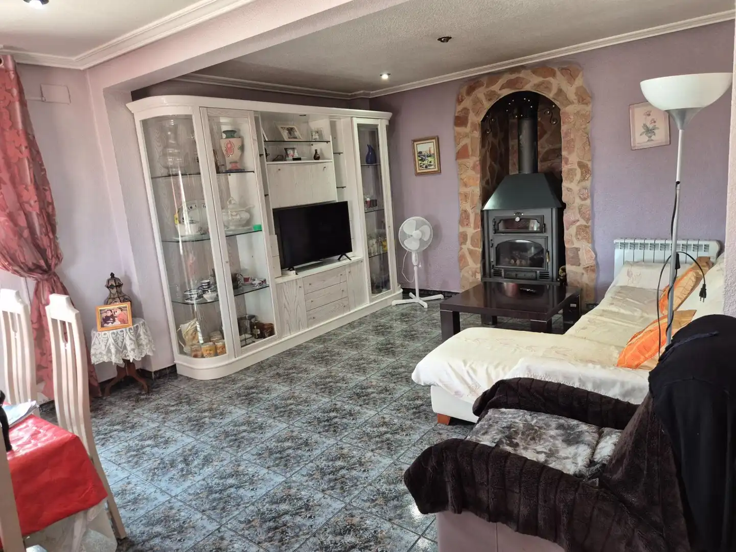 Sala de estar de Casa o chalet en venta en Aspe con Aire acondicionado, Calefacción y Jardín privado